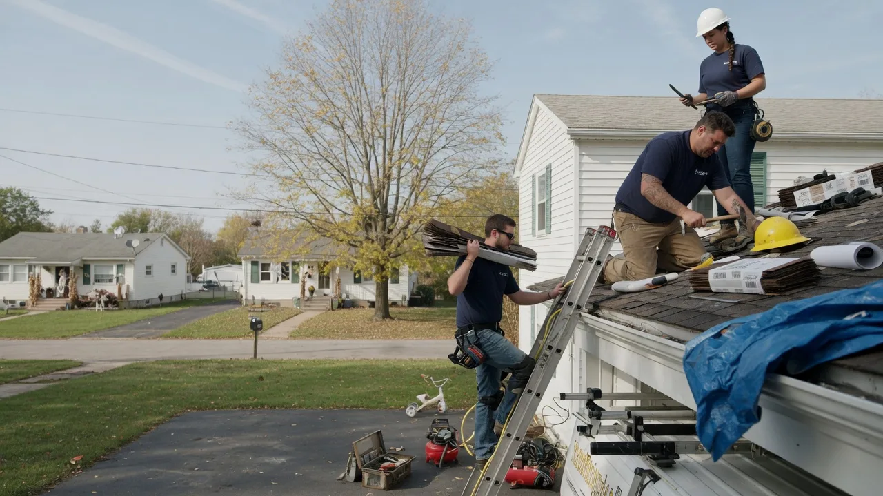 Local Roofing Contractors in Wolcottville, IN near me